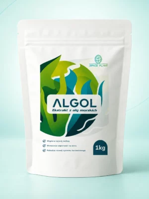 ALGOL Space Plant — opakowanie 1 kg na miętowym tle